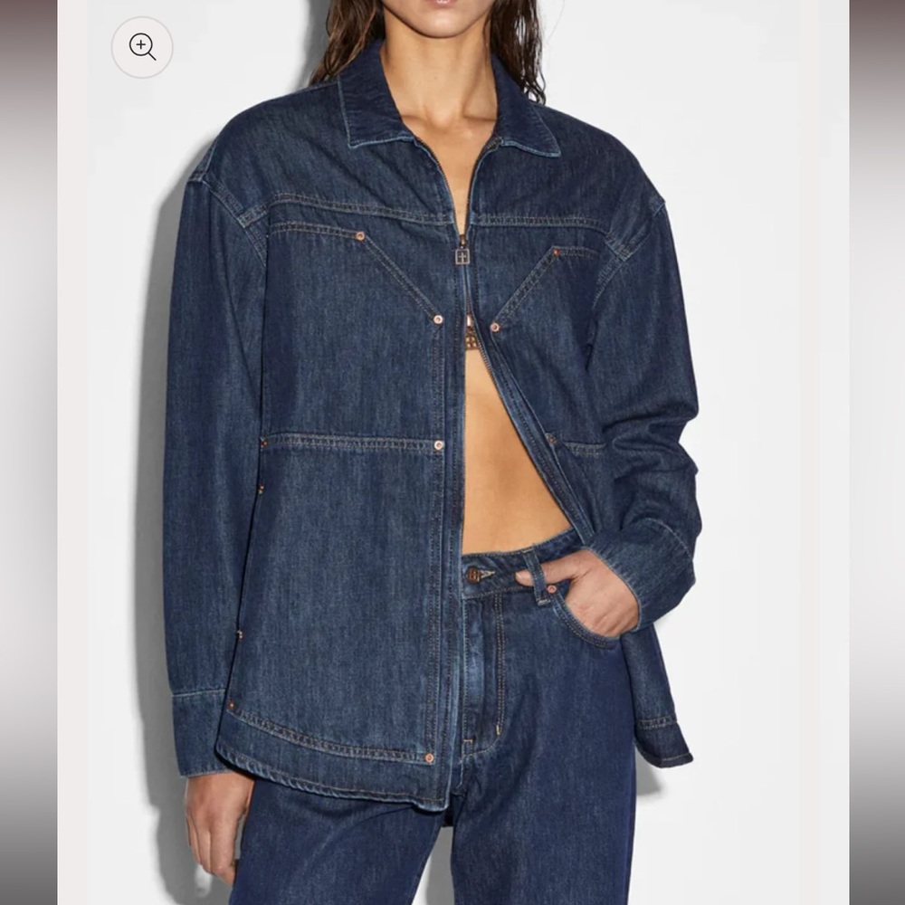Ksubi Dark Indigo Denim Button-Down Shirt - Picture 5 of 5